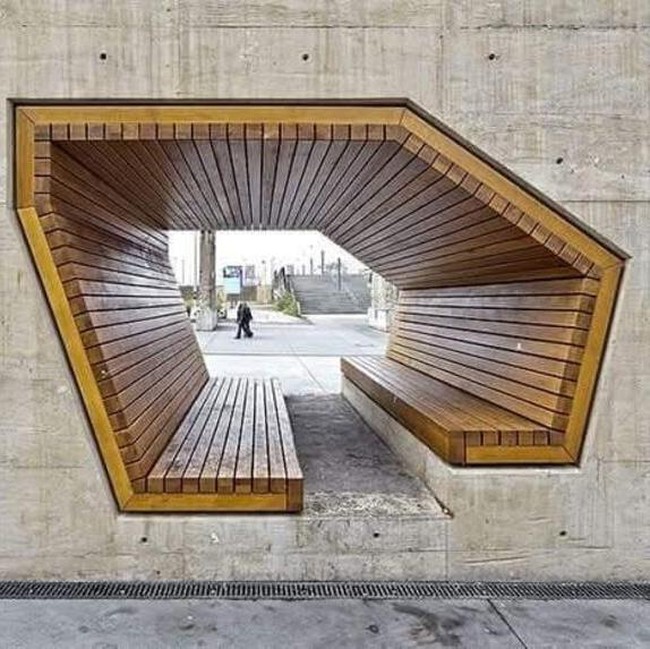 Deretan Desain Bangku Taman Kreatif yang Nyeni