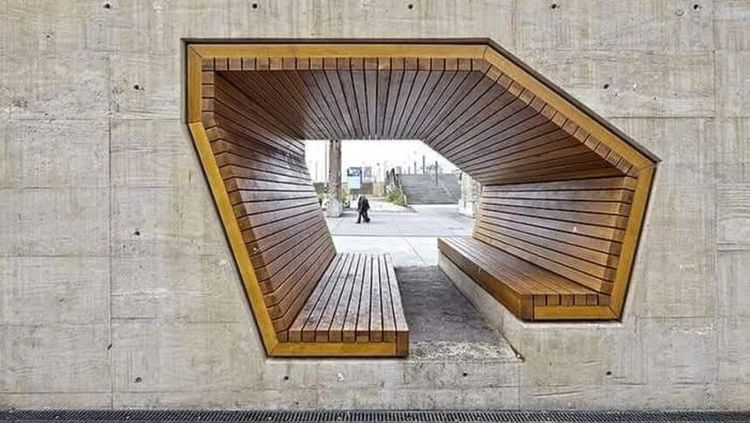 Deretan Desain Bangku Taman Kreatif yang Nyeni