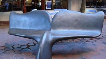 Bangku ‘Ekor Paus’. Foto: via StreetArtUtopia