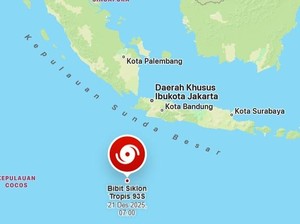 Bibit Siklon 93S Diprediksi Jadi Siklon Kategori 2, Seberapa Kuat Dampaknya?