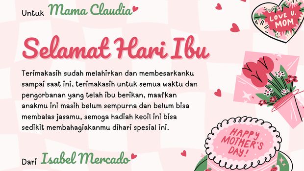 Kartu Ucapan Hari Ibu