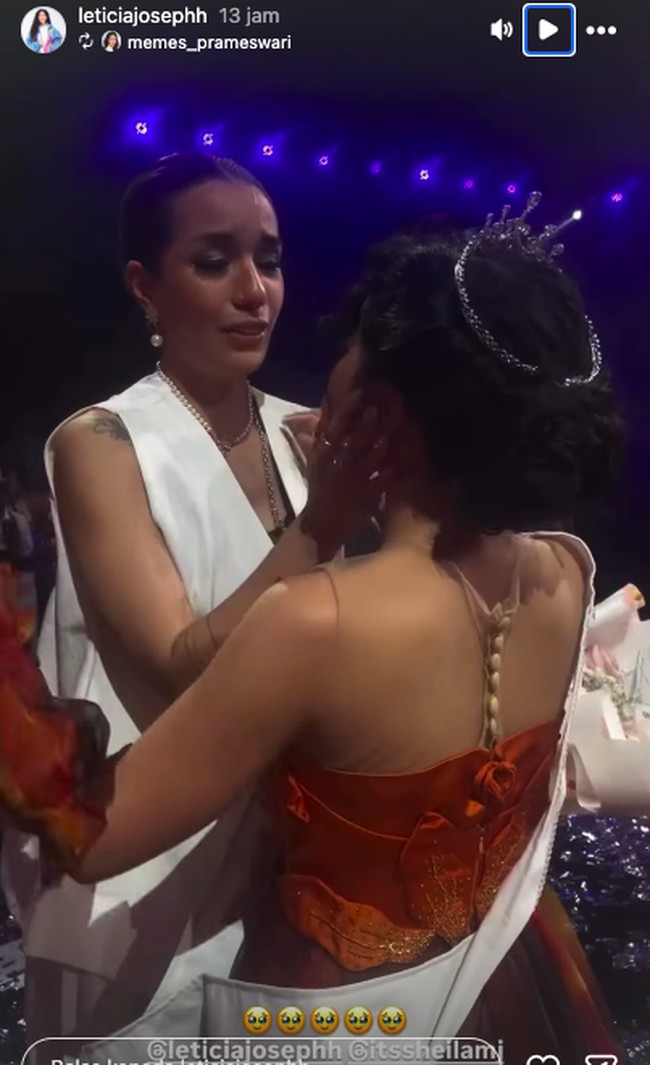 Begini raut kebahagiaan Sheila Marcia saat memberi selamat dan pelukan kepada anak sulungnya yang jadi juara GADIS Sampul 2025. Foto: Instagram