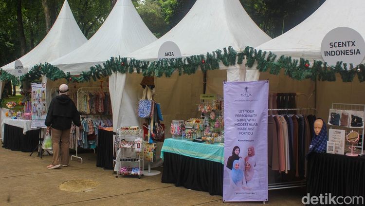 Perayaan Natal Inklusif di Lapangan Banteng, UMKM Lokal Turut Bergeliat
