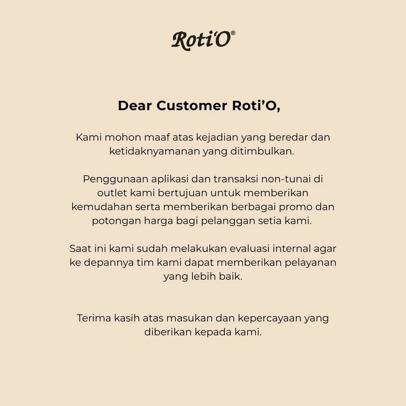 Pria Mengamuk di Roti O karena seorang nenek ditolak pembayaran non-tunai