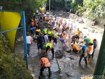 Kondisi Terkini Wisata Guci Tegal Usai Diterjang Banjir Bandang