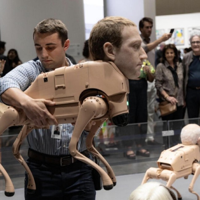 Elon Musk hingga Mark Zuckerberg Berubah Wujud Jadi Robot Anjing