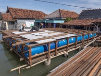 Rumah Apung Jadi Harapan Warga Pesisir Demak Hadapi Banjir Rob Permanen