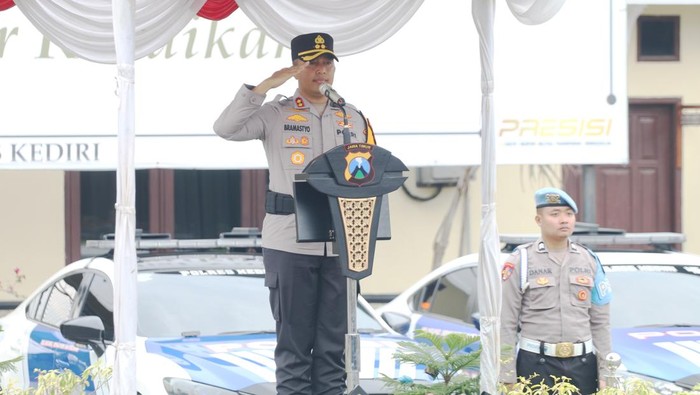 Polres Kediri Libatkan Lintas Sektor Amankan Natal dan Tahun Baru