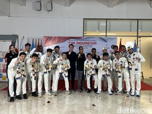 Raih Emas SEA Games, Tim Futsal Putra RI Pulang Disambut bak Pahlawan