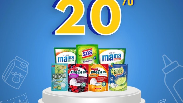 Sabun Cuci Piring di Transmart Full Day Sale Lagi Murah-murahnya, Serbu!
