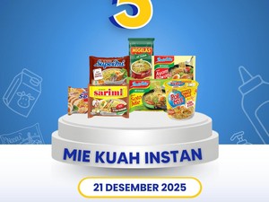 Buruan ke Transmart Full Day Sale, Beli Mi Instan Harganya Miring