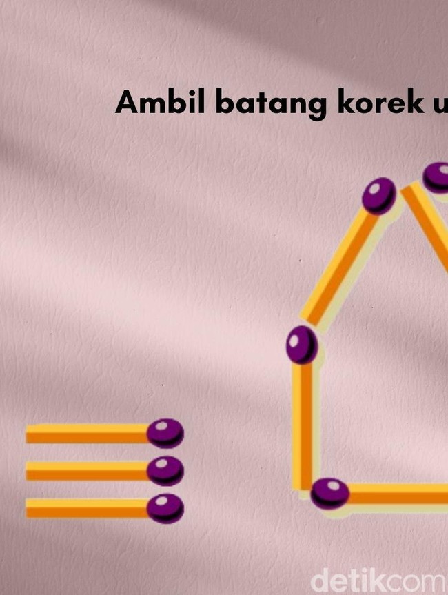 Tantangan Geser Batang Korek Ini Katanya Mudah buat IQ Tinggi, Kamu Termasuk?