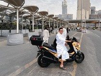 Cerita Bikers Makassar Daeng Touring ke Mekah Pakai Yamaha Xmax