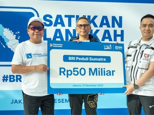BRI Gelar Satukan Langkah untuk Sumatra, Himpun Dana Bantuan Rp 50 M