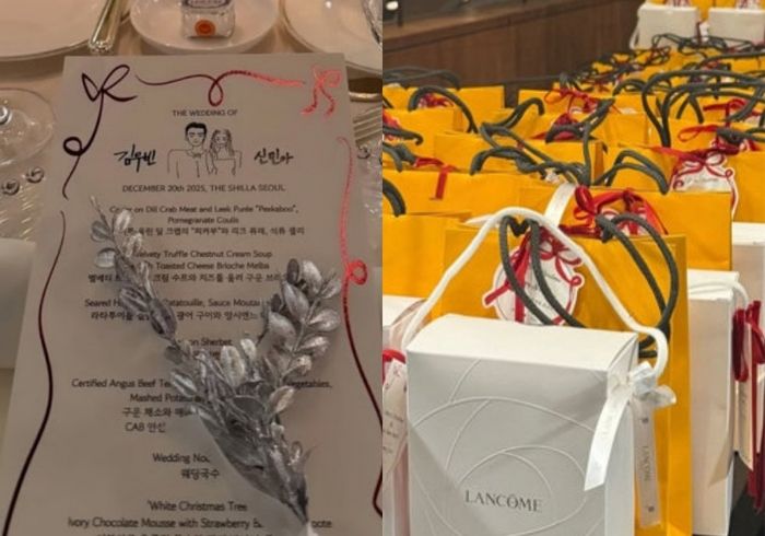 Dekorasi hingga souvenir pernikahan Kim Woo Bin dan Shin Min Ah