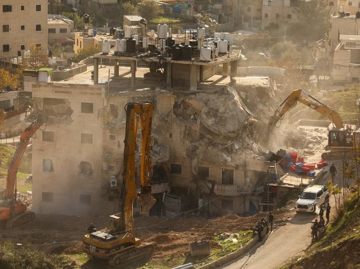 Israel Robohkan Gedung Permukiman di Yerusalem, Gusur Warga Palestina