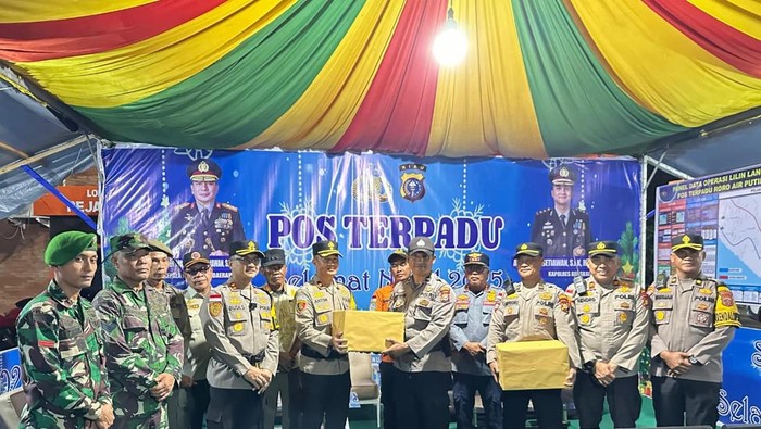 Cegah Antrean, Polres Bengkalis Pastikan 4 Kapal Roro Siaga Layani Mudik Nataru