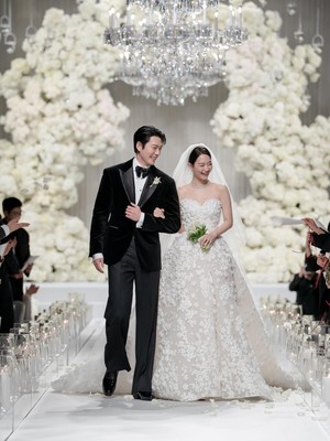 Foto-foto dari Pernikahan Kim Woo Bin dan Shin Min Ah