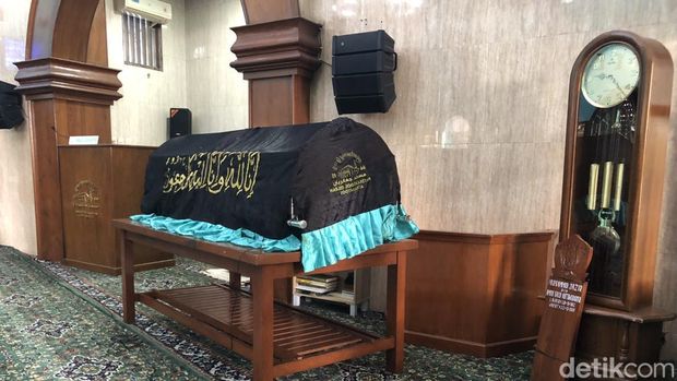 Suasana Masjid Jogokariyan Jogja, Senin (22/12/2025). Ketua Takmir Masjid Jogokariyan, Ustaz Muhammad Jazir ASP, meninggal pagi tadi.