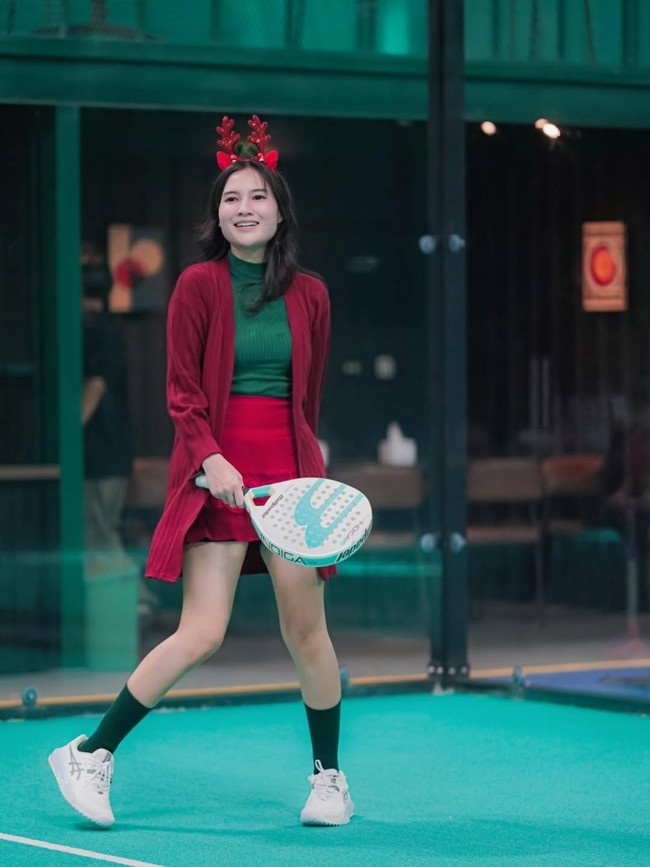 Outfit Sopan Nella Kharisma Saat Main Padel