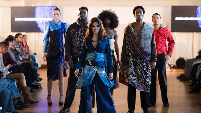 Pertunjukan Kain Sasirangan di Belgia