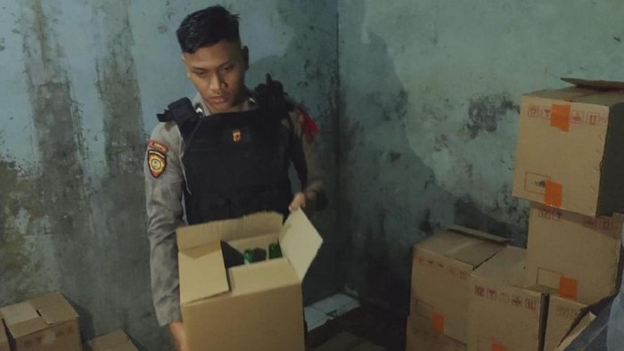 Selamatkan Warga, Polisi Ciamis Sita 1.286 Miras Jelang Nataru