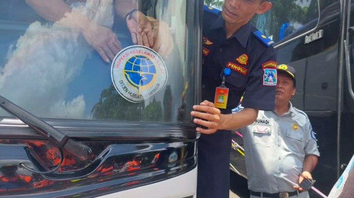 Stiker Inspeksi Keselamatan LLAJ Ditjen Hubdat-Kemenhub.