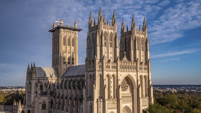 Keindahan Arsitektur Gereja Katedral Washington, Disusun dari Bebatuan