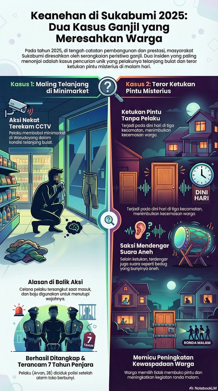 Dua kasus ganjil meresahkan di Sukabumi