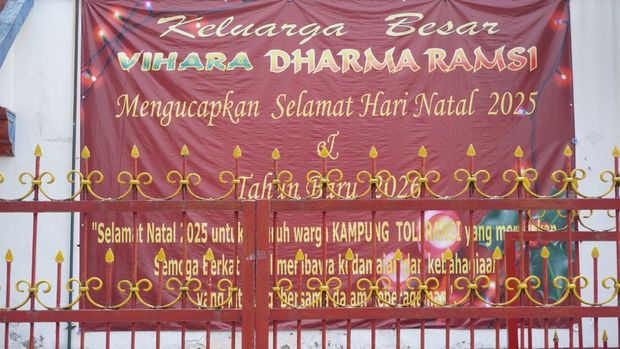 Suasana Kampung Toleransi di Gang Luna, Kota Bandung.