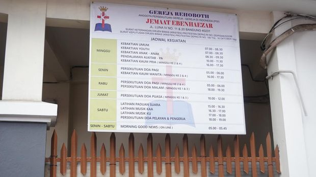 Suasana Kampung Toleransi di Gang Luna, Kota Bandung.