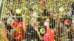 Gemerlap Jakarta Light Festival Hiasi Malam Bundaran HI