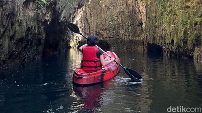 Potret Liburan di Gua Gumantung, Vibesnya Seperti di Film Avatar