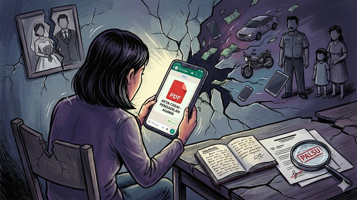 Usai Suami Jadi PPPK, Wanita Sukabumi Kaget Terima Akta Cerai