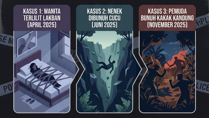 3 Kasus Pembunuhan yang Bikin Heboh Ciamis Tahun 2025