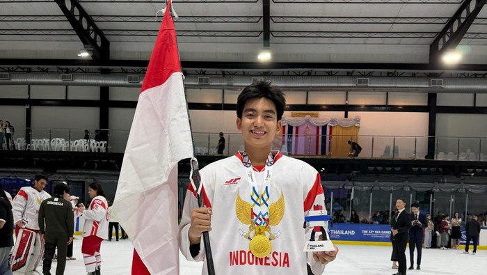 Kisah Bocah SMA Raih Emas SEA Games Bersama Timnas Hoki Es Indonesia