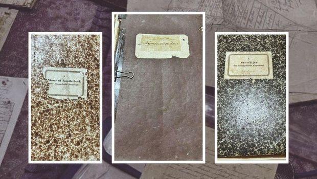 Naskah kuno peninggalan sejarah GKE Imanuel Mandomai. (Dispursip Kalteng)