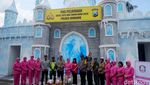 Posyan Nataru Ala Disneyland yang Viral di Jombang