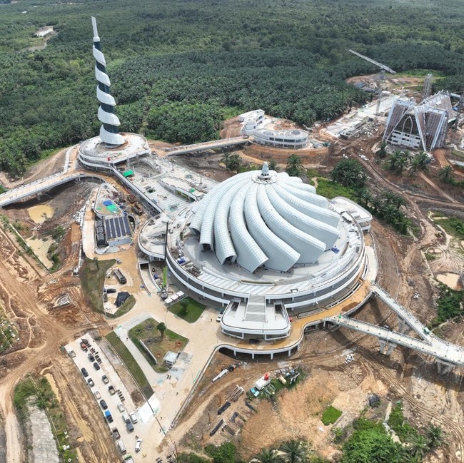 Masjid IKN Sudah Hampir Jadi, Begini Penampakan Terbarunya