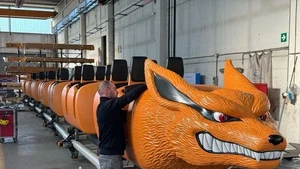 Ada dua gambar wahana yang dibocorkan. Ini Kyubi Unchained yang panjangnya lebih dari satu kilometer dengan kecepatan maksimal 75 km/ jam. Foto: Istimewa