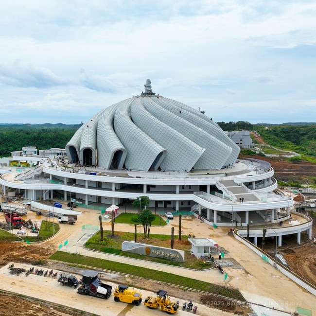 Tengok Lagi Wujud Masjid Negara di IKN yang Sudah Hampir Rampung