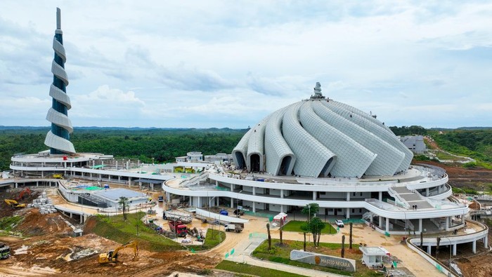 Masjid Negara di IKN Dipakai Perdana, Interiornya Bikin Takjub