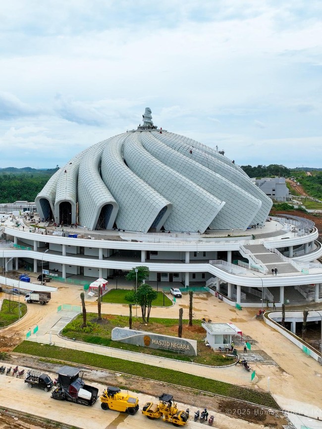 Tengok Lagi Wujud Masjid Negara di IKN yang Sudah Hampir Rampung