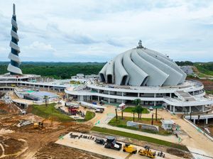 Tengok Lagi Wujud Masjid Negara di IKN yang Sudah Hampir Rampung