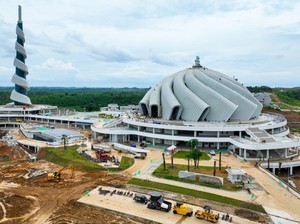 Masjid Negara di IKN Dipakai Perdana, Interiornya Bikin Takjub
