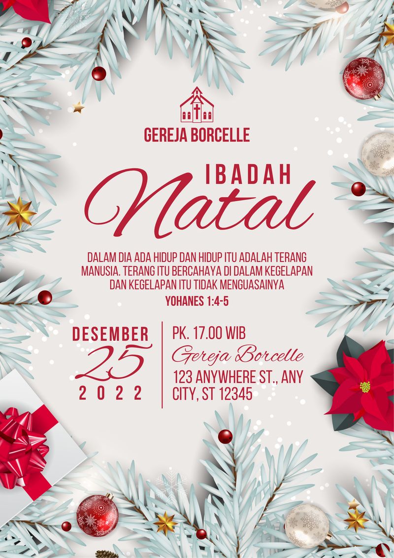 Undangan Perayaan Natal
