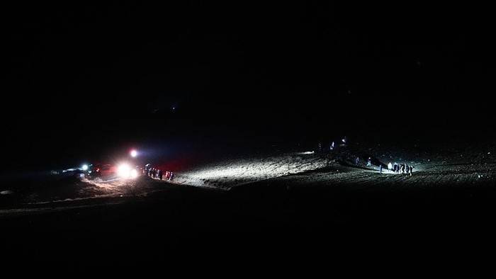 ANKARA, TURKIYE - DECEMBER 24: Search and rescue operations continue after the wreckage of a Libya-bound business jet carrying Libyan Chief of Staff General Muhammad Ali Ahmad Al-Haddad is found 2 kilometers south of Kesikkavak Village in Ankaraâs Haymana district, following the aircraftâs emergency landing shortly after departing from Esenboga Airport and subsequent loss of contact with the control tower in Ankara, Turkiye on December 24, 2025. (Photo by Osmancan Gurdogan/Anadolu via Getty Images)