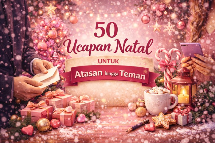 50 Ucapan Natal 2025 untuk Atasan dan Teman