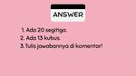 Hitung Jumlah Bangun Ruang Ini, Kelihatannya Mudah tapi Bikin Keder
