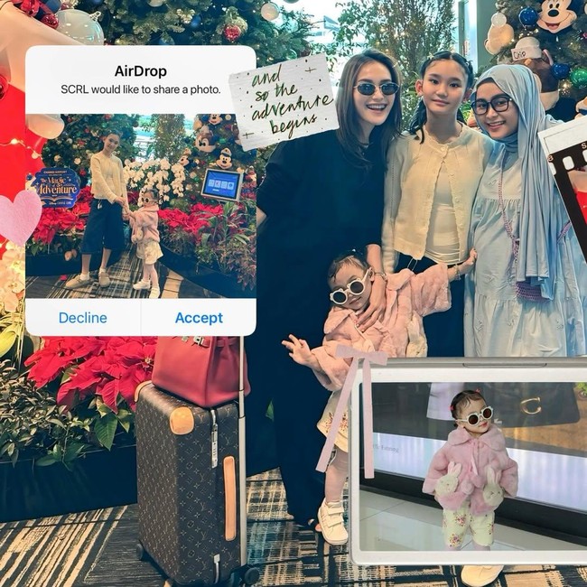 Holiday is Coming! Ayu Ting Ting Boyong Anak dan Keponakan Plesiran Akhir Tahun